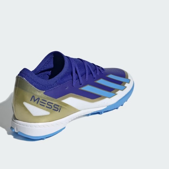 Adidas X Crazyfast League TF Messi Turf Soccer Cleats Blue ID0718 Mens Size 11.5 main image 6